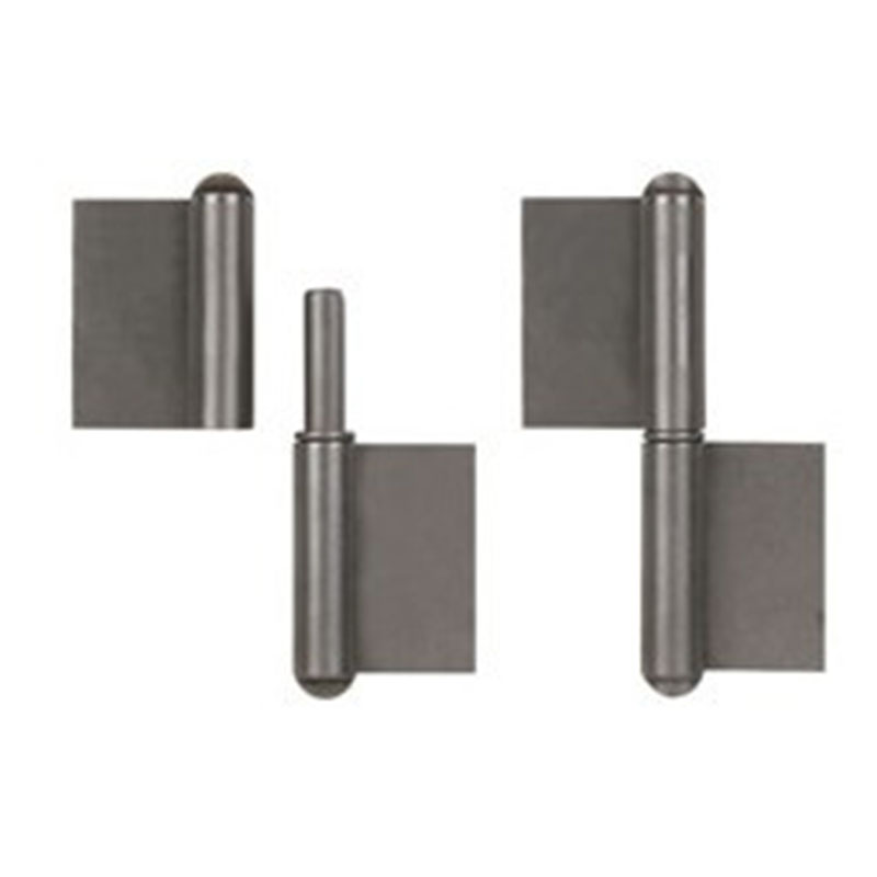 Non-flattened Welding Flag Hinge With Cap